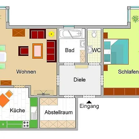 Ferienwohnung Am Stadtpark Apartman *